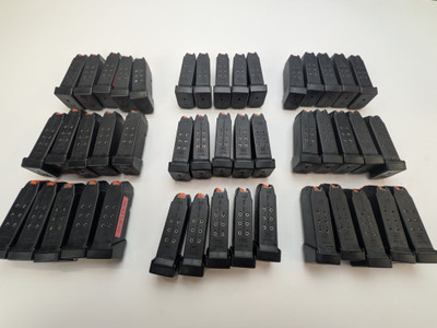 Lot of 5 Glock 27 Gen 3 Police Surplus Magazines