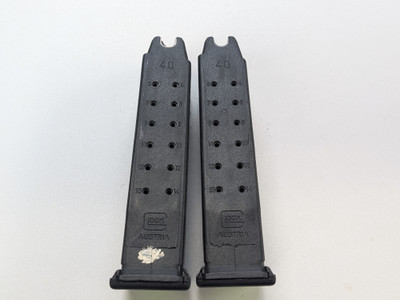 Lot of 2 Pre Ban Glock Magazines - 40 S&W