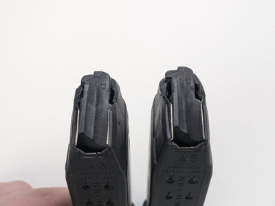 Lot of 2 Glock 21 Magazines