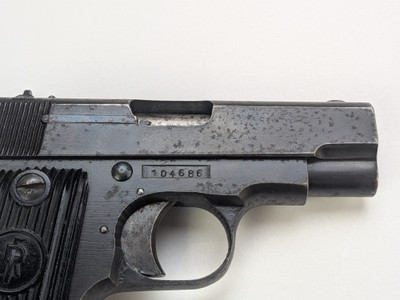 French Unique Pistol - Moroccan Police Contract