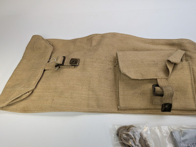British Enfield Canvas Cover W/ Clips and Manual