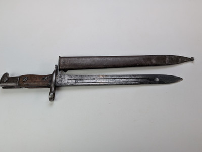 U.S. Krag Bayonet 1900 dated W/ Scabbard