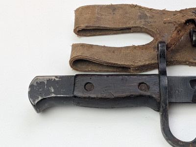 WW2 Japanese Type 30 Bayonet - Jinsen Produced W/ Scabbard & Frog
