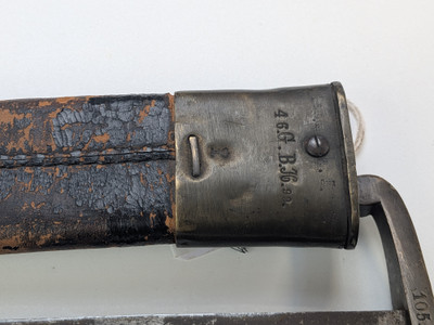 Pre Imperial German 1845 Faschinenmesser - Unit Marked