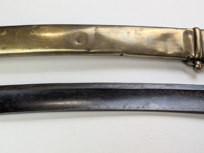 British 1796 Pattern Saber P Knecht maker marked W/ gold inlay
