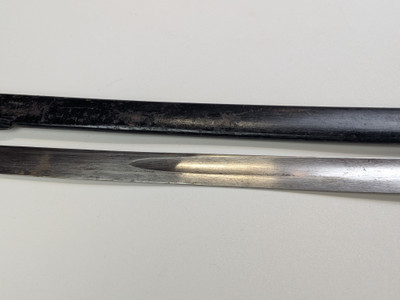 WW1 Era German Dress Sword Triple Etched Artillery - Unit Marked