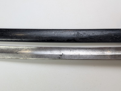 WW1 Era German Dress Sword Triple Etched Artillery - Unit Marked