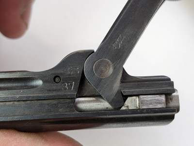 DWM 1906 Commercial American Eagle Luger Pistol - Matching Numbers