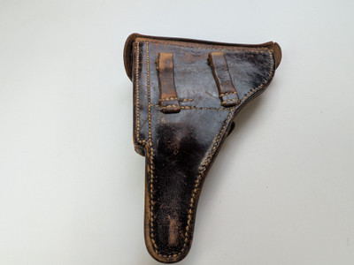 WW2 German P08 Luger Holster 1939 dated - WaA101 Marked