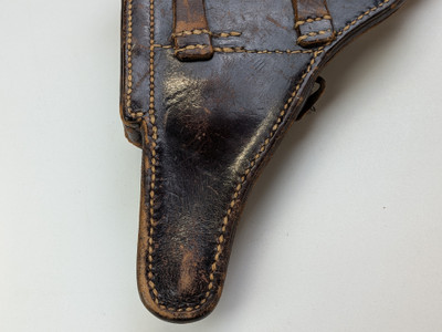 WW2 German P08 Luger Holster 1939 dated - WaA101 Marked