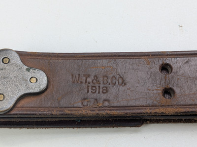 WT&B Co Springfield 1903 Sling - 1918 Dated