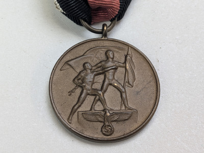WW2 German Sudentenland Medal 1938