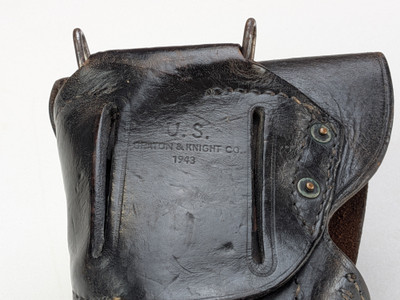 WW2 US Graton & Knight Co 1911A1 Holster 1943 Dated