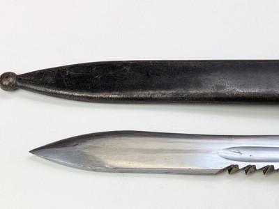 Swiss 1911 Pioneer/Engineer Sawback Bayonet