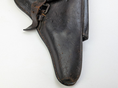 Pre WW1 Imperial German P08 Luger Holster - 1913 Dated W/ Unit Marking