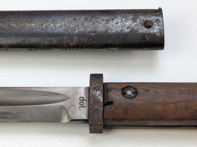 WW2 German G33/40 Bayonet - DOT 42 W/ Correct Scabbard