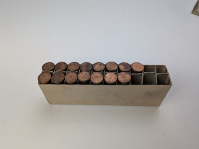 Vintage Peters Cartridge Co Swiss 41 Rimfire Ammo Box