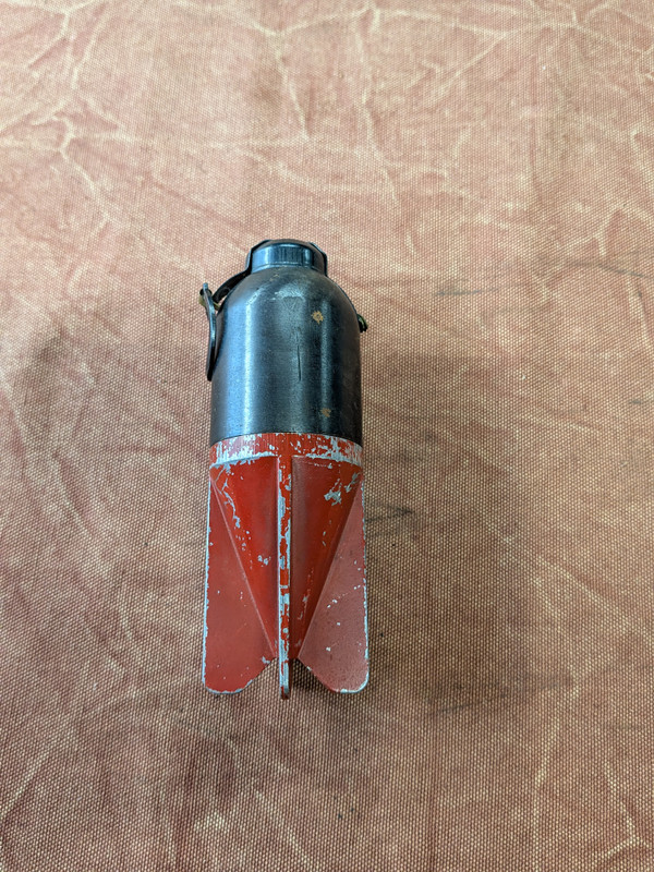 Italian Brixia 45MM Mortar Round With Original Safety Pin