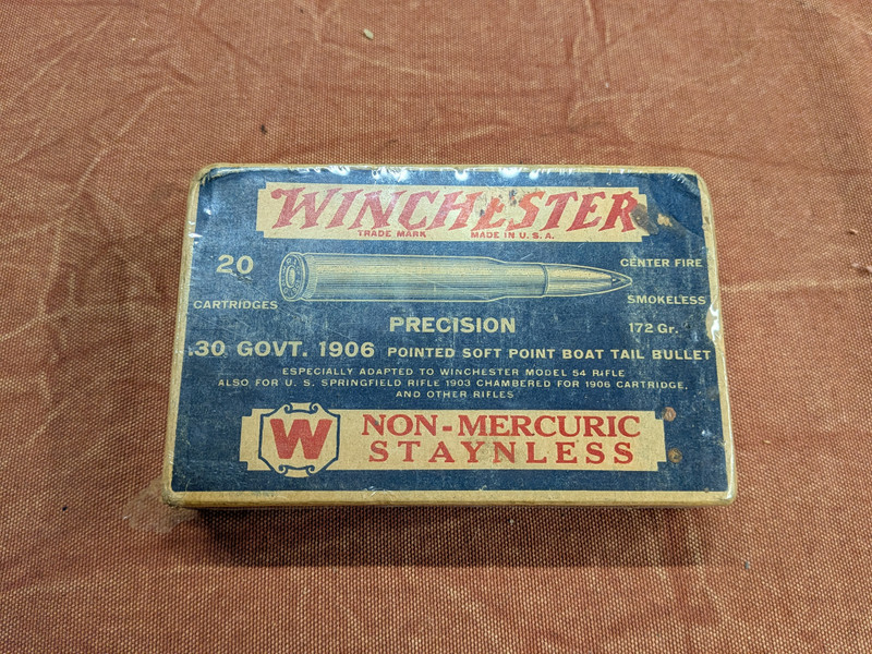 Antique Winchester 30 Govt Ammunition