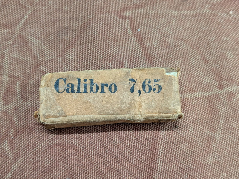Pre WW2 Italian .32 Ammunition in Original box