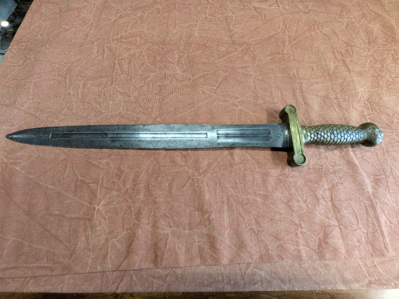 Ames 1832 Foot Artillery Sword Dated 1835