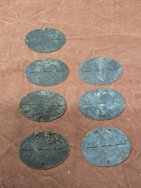 WW2 German RAD Dog Tags
