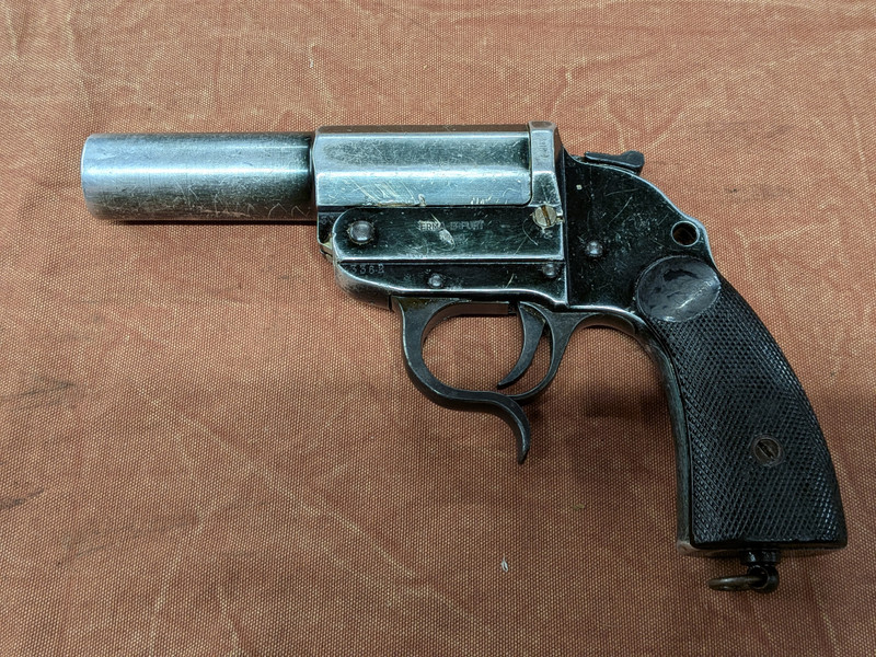 WW2 German Erma Erfurt Flare Gun - Eagle L Police