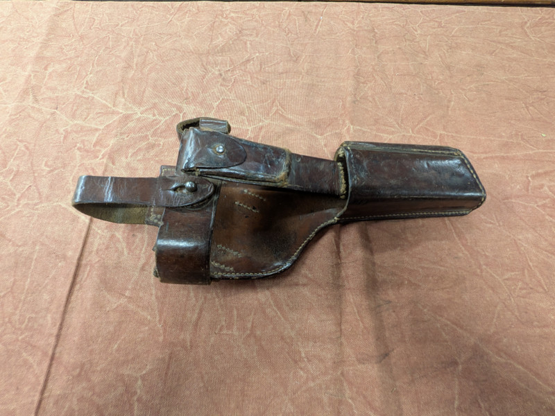 WW1 Imperial German C96 Red Nine Stock Leather 1916 Dated