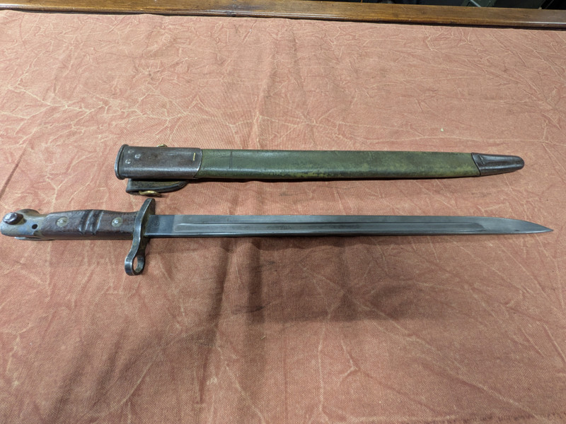 Early Variation Remington 1917 Bayonet