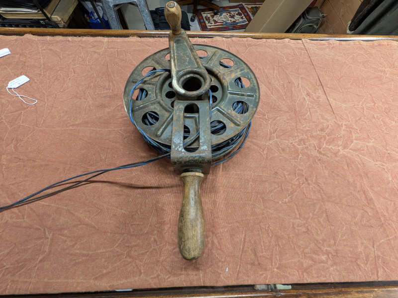 WW2 German Signalman's Handheld Telegraph Cable Layer