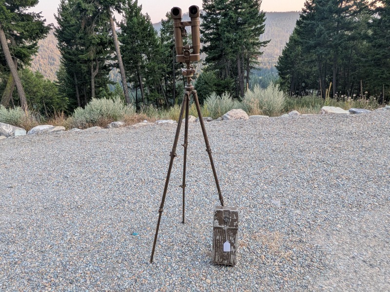 Japanese WW2 Periscope with Tripod & Case
