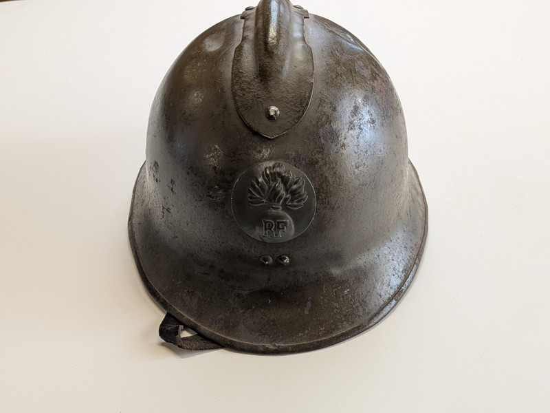 WW2 French Adrian Helmet with Liner