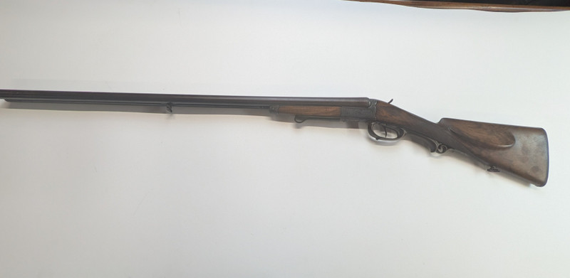 Engraved German Double Barrel 16 Gauge Under Lever
