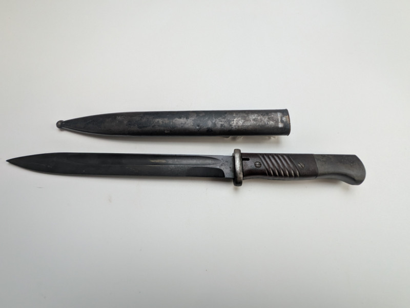 WW2 German K98K Bayonet - ASW code 1943 dated
