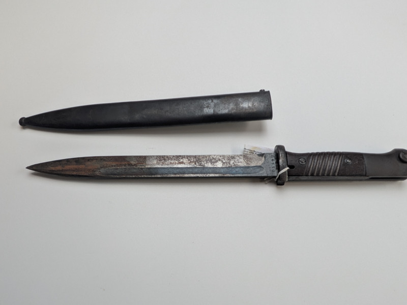 WW2 German K98K Bayonet - 1944 Dated CLC Code