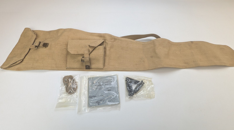British Enfield Canvas Cover W/ Clips and Manual