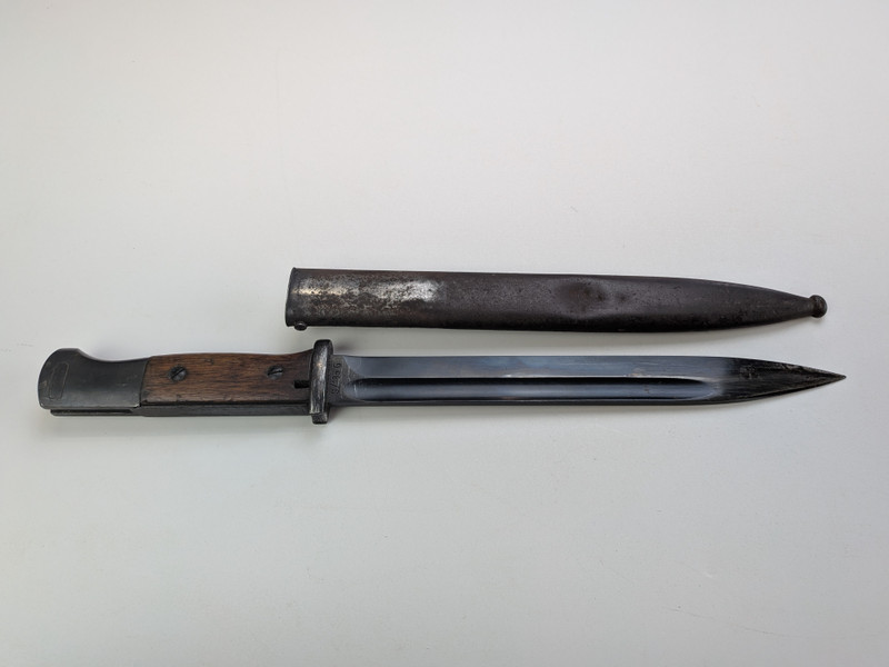 WW2 German K98K Bayonet S/185G Marked