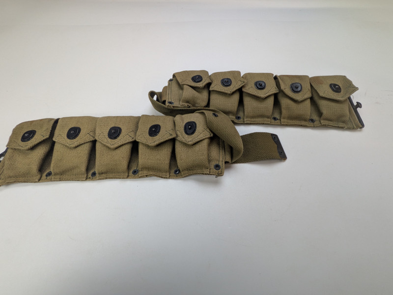 US M1 Garand Surplus Ammunition w/ belt on enblock clips