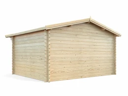 Bristhol prefab garden shed back view