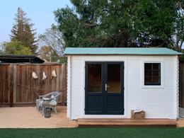 Home office shed in California