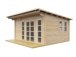 Washington backyard shed under 200 sq ft reverse facade windows