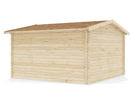 Opima 12 x 12 storage shed ide view