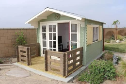 Wood shed kit Brightoln with Veranda