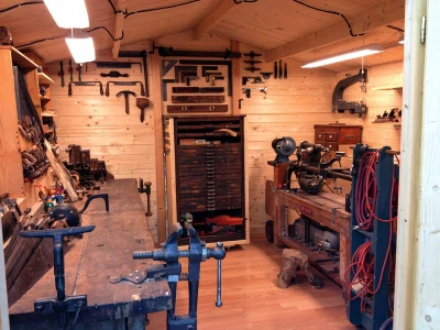 Optima shed in a customer garden — Woodshop