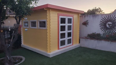 Moderna shed in a customer garden — Garden studio