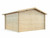 Bristhol prefab garden shed back view