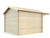 Myrtle garden shed kit back