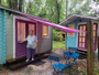 Live-in studio shed and a bathroom shed