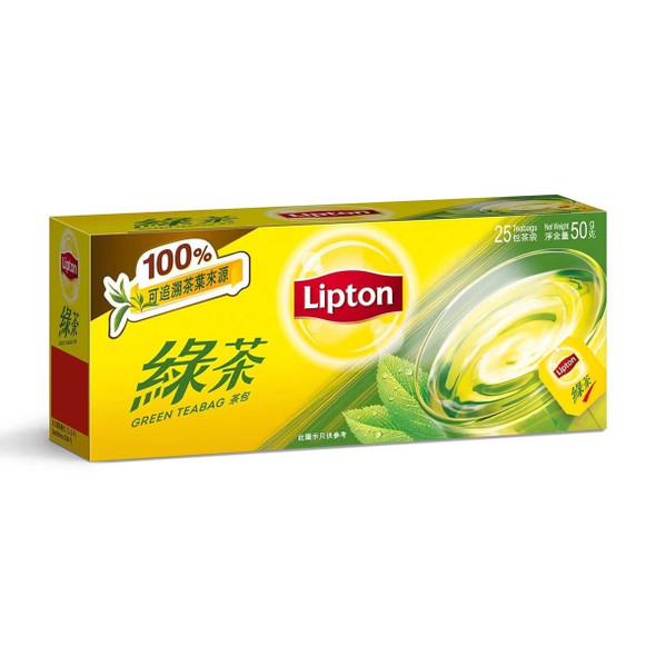 立頓 綠茶茶包 25X2G