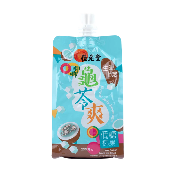Wai Yuen Tong 位元堂 唧唧龜苓爽（低糖椰果粒粒配方）230克